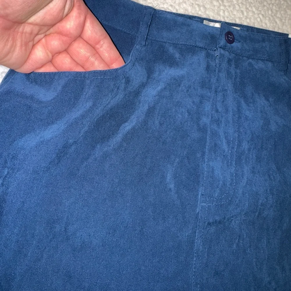 Talbots Women’s beautiful blue ankle length long skirt